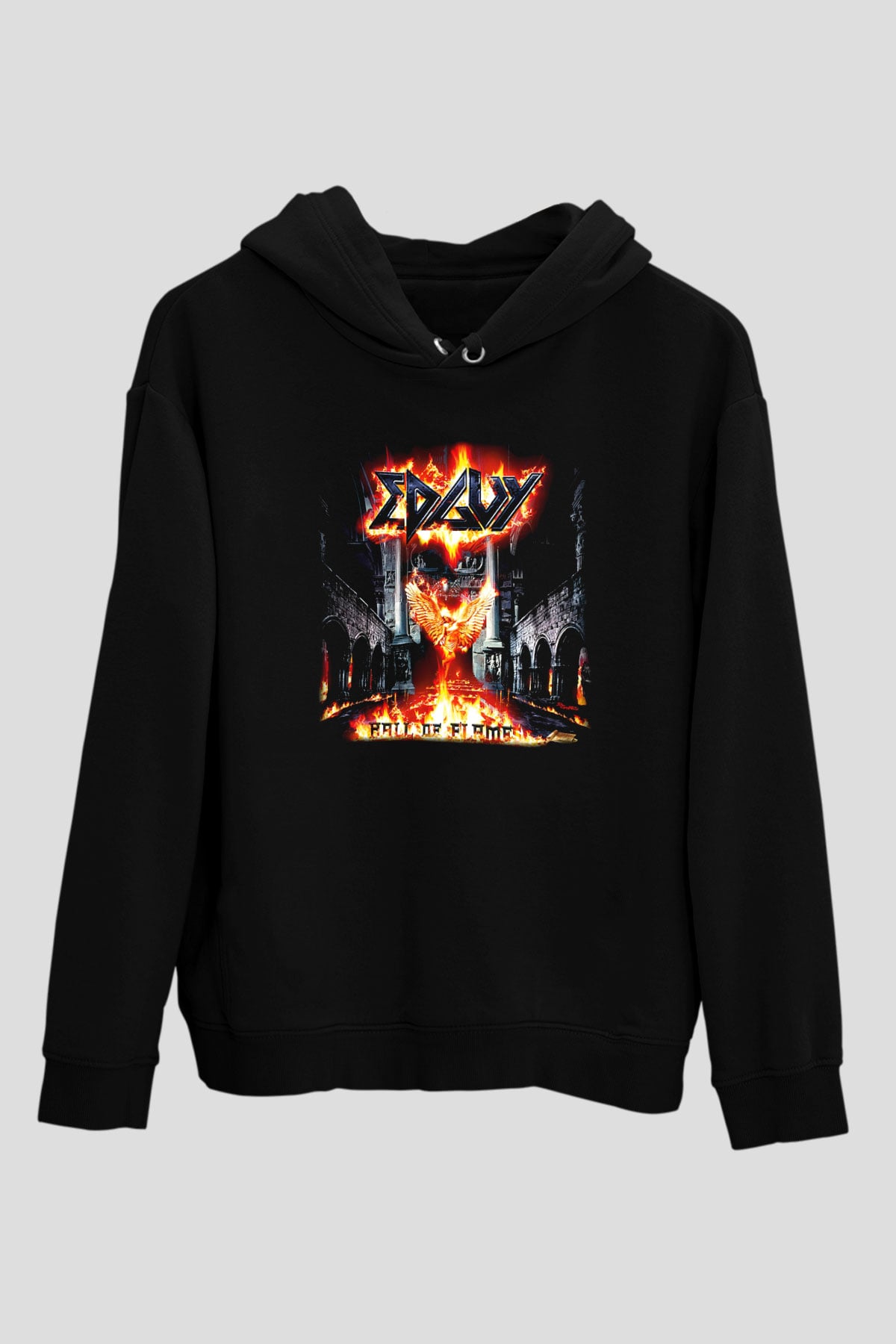 Edguy Siyah Unisex Hoodie