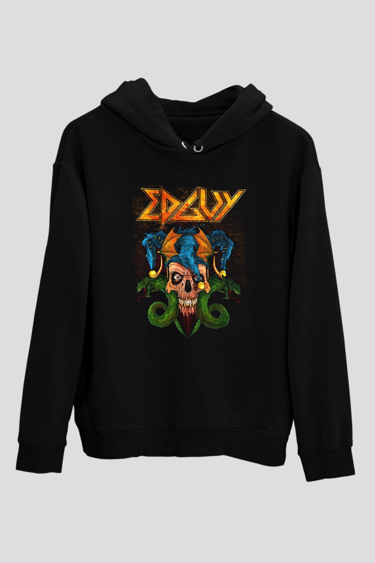 Edguy Siyah Unisex Hoodie