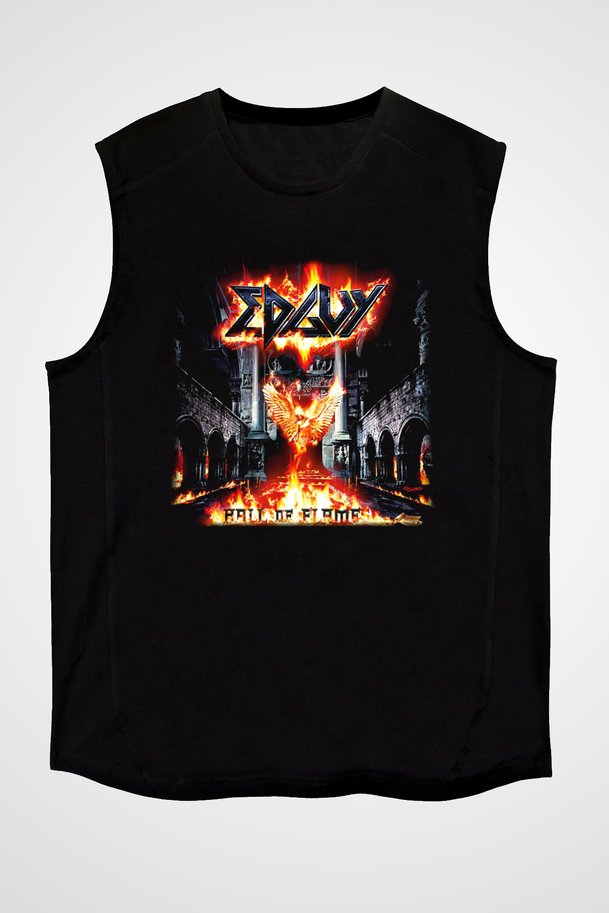 Edguy Siyah Unisex Kolsuz Tişört