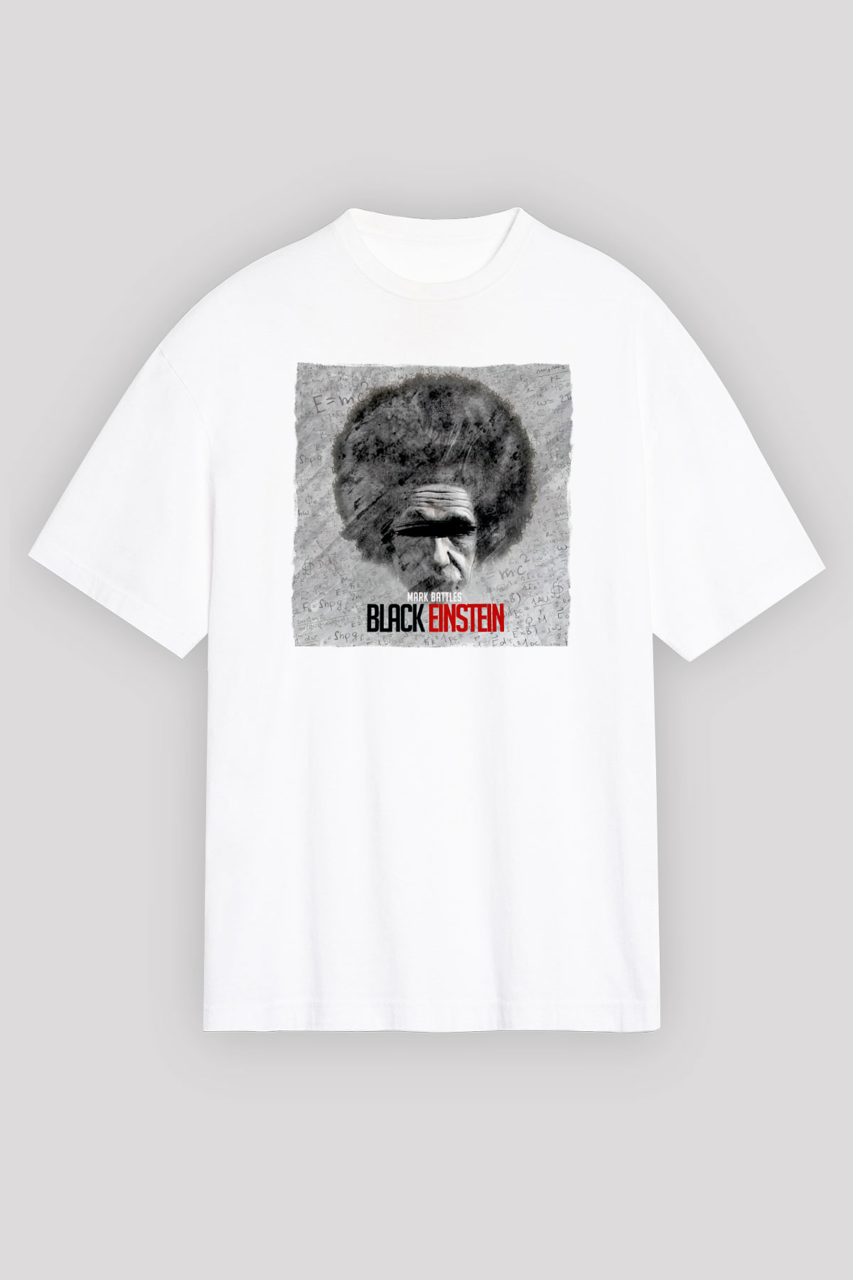 Einstein Beyaz Unisex Tişört T-Shirt - TişörtFabrikası