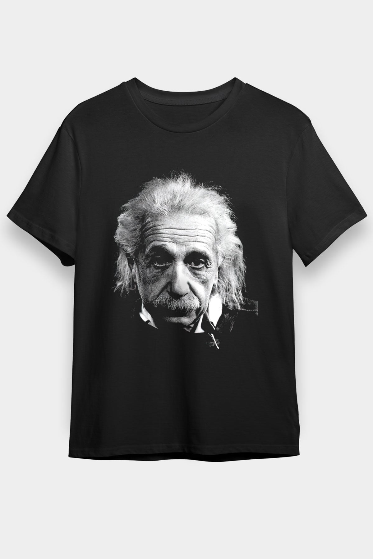 Einstein Siyah Unisex Tişört T-Shirt - TişörtFabrikası