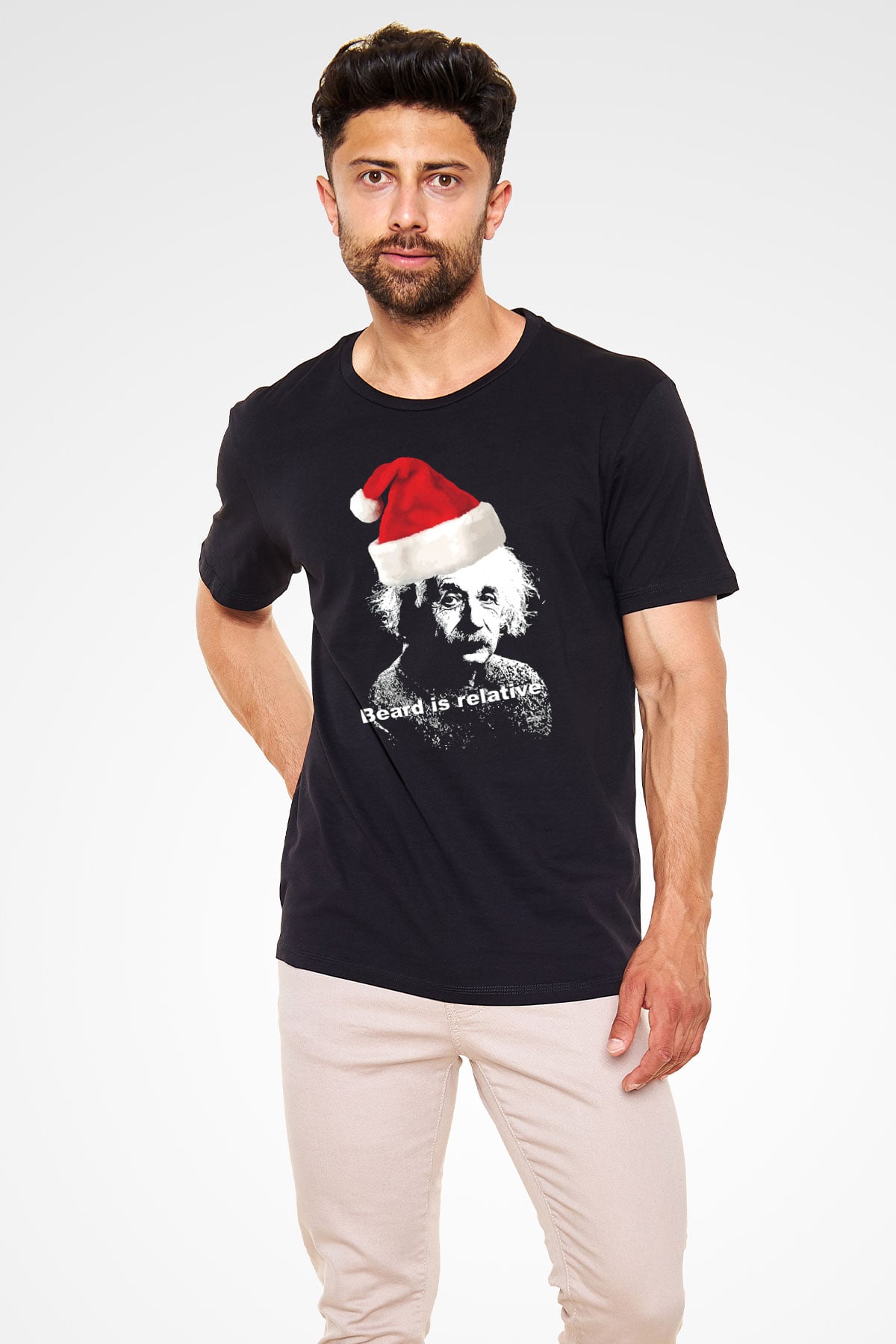 Einstein Siyah Unisex Tişört T-Shirt - TişörtFabrikası