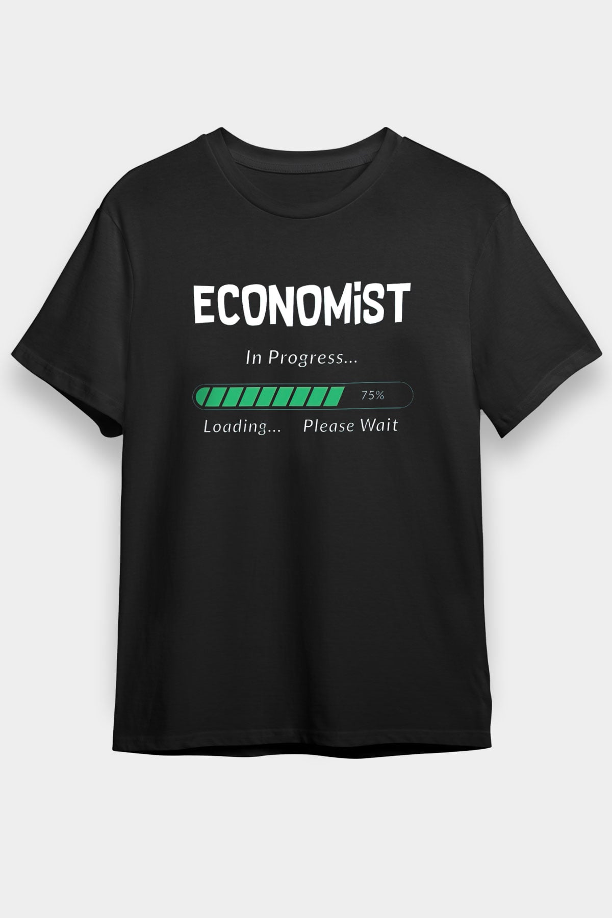 Ekonomist Siyah Unisex Tişört T-Shirt - TişörtFabrikası
