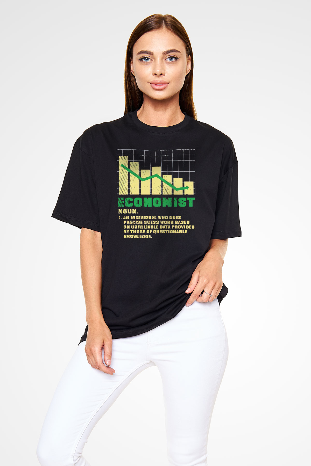 Ekonomist Siyah Unisex Tişört T-Shirt - TişörtFabrikası