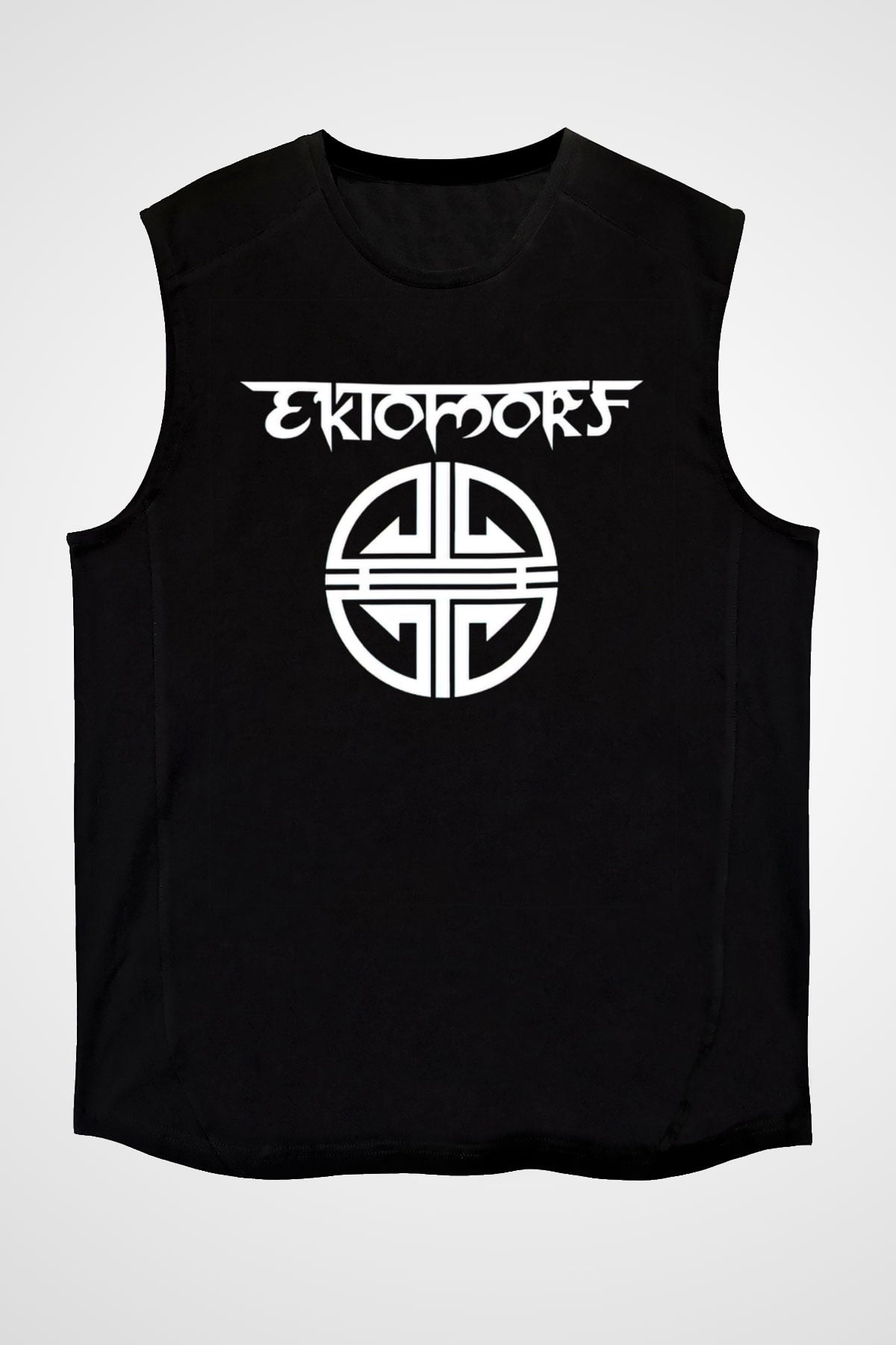 Ektomorf Siyah Unisex Kolsuz Tişört