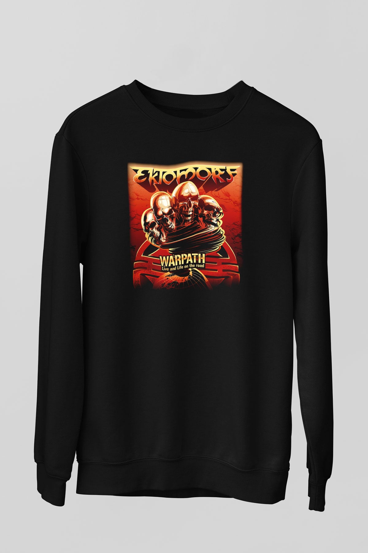 Ektomorf Siyah Unisex Sweatshirt
