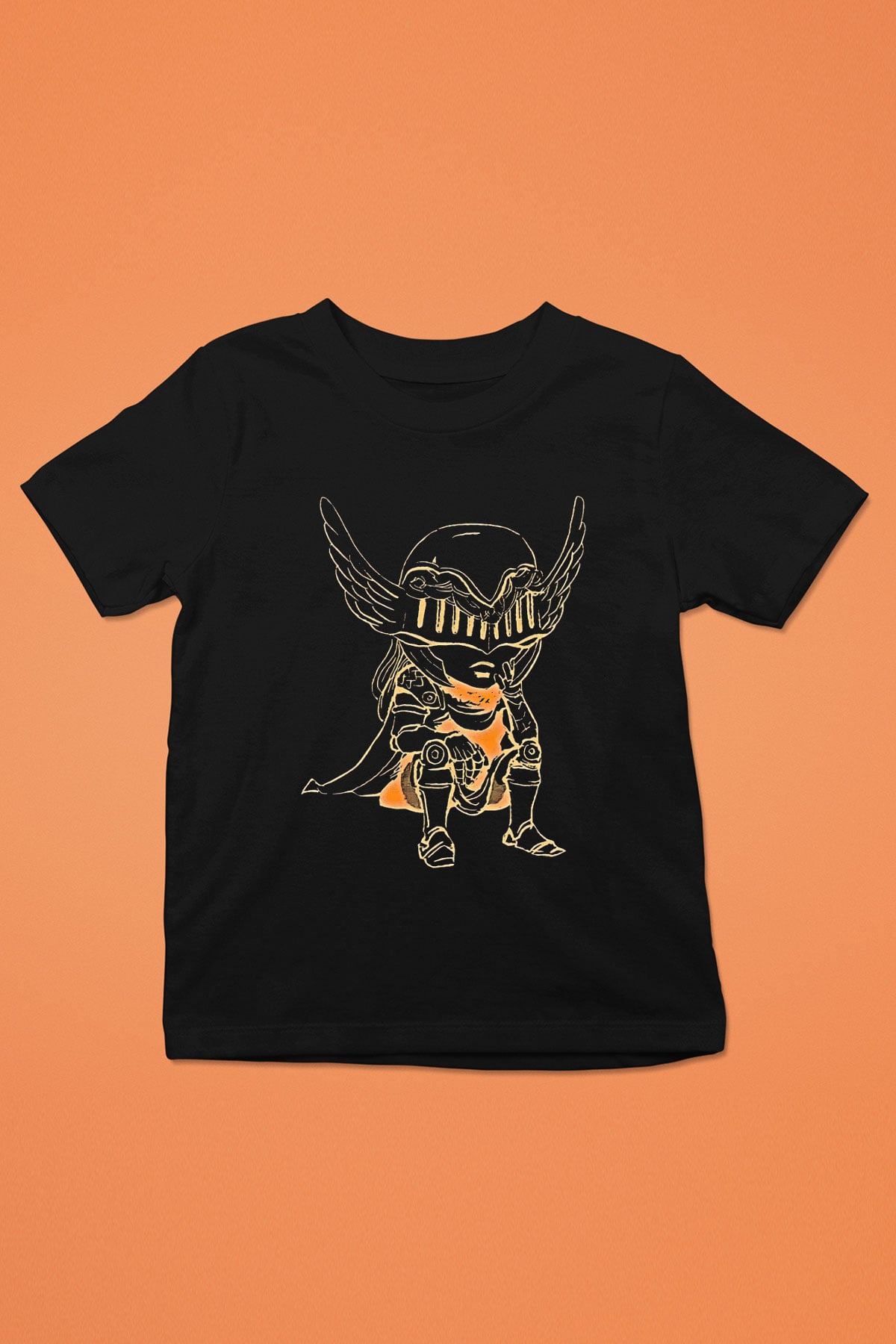 Elden Ring Baskılı Unisex Siyah Çocuk Tişört - Tshirt