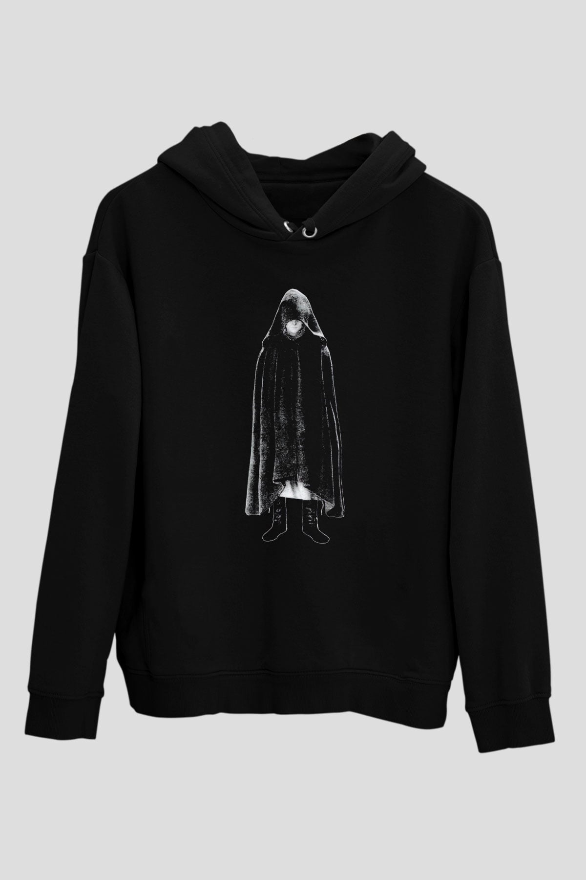 Elden Ring Baskılı Unisex Siyah Kapüşonlu Sweatshirt