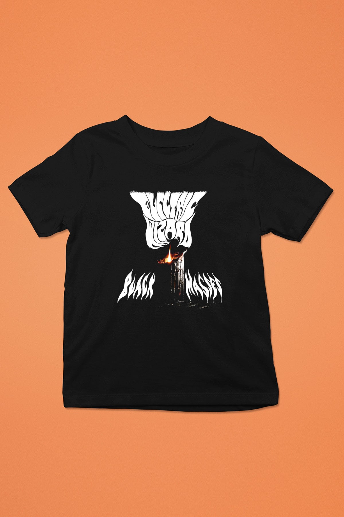 Electric Wizard Baskılı Unisex Siyah Çocuk Tişört - Tshirt