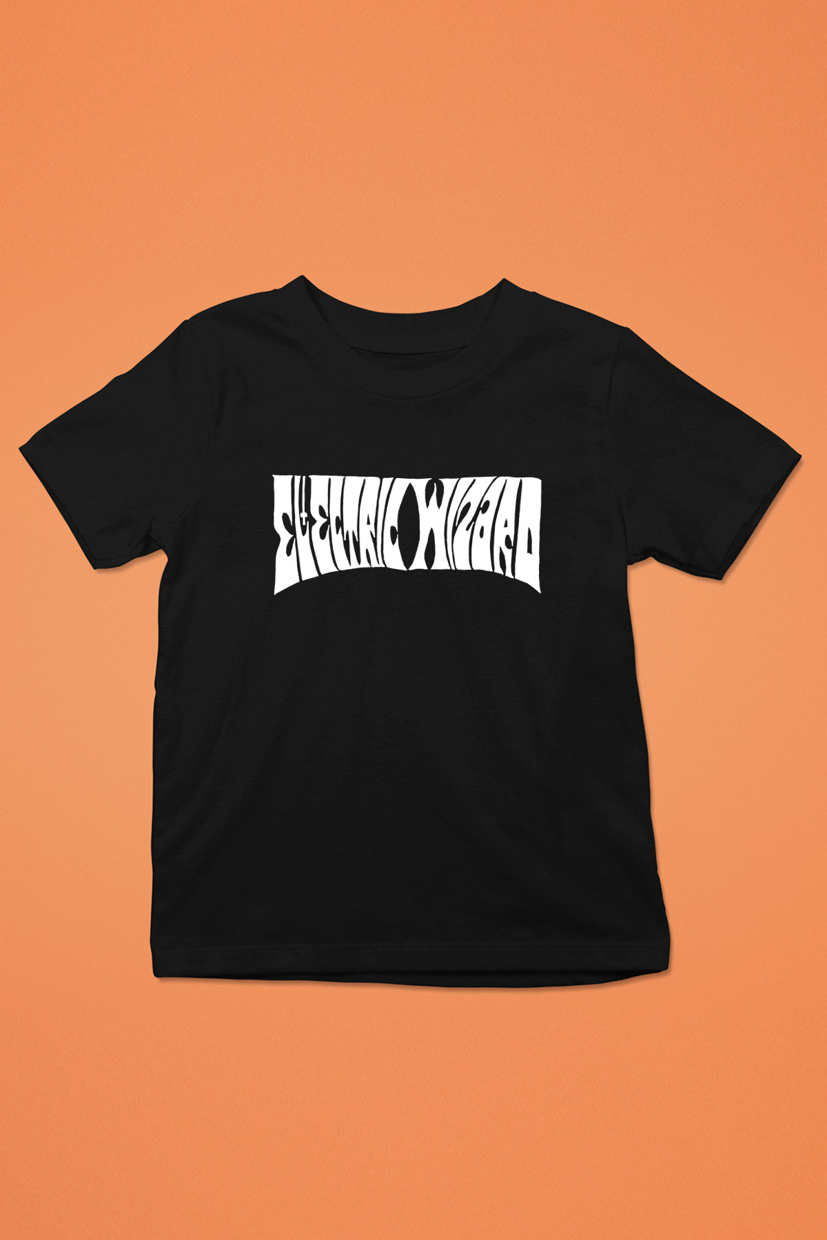 Electric Wizard Baskılı Unisex Siyah Çocuk Tişört - Tshirt