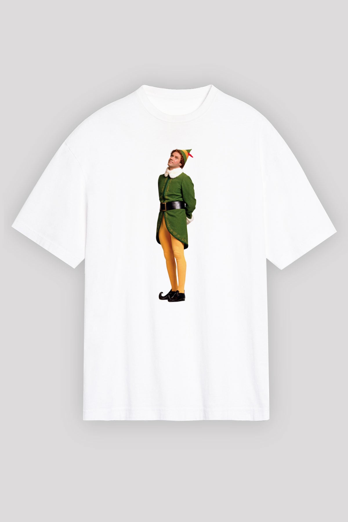 Elf Beyaz Unisex Tişört T-Shirt