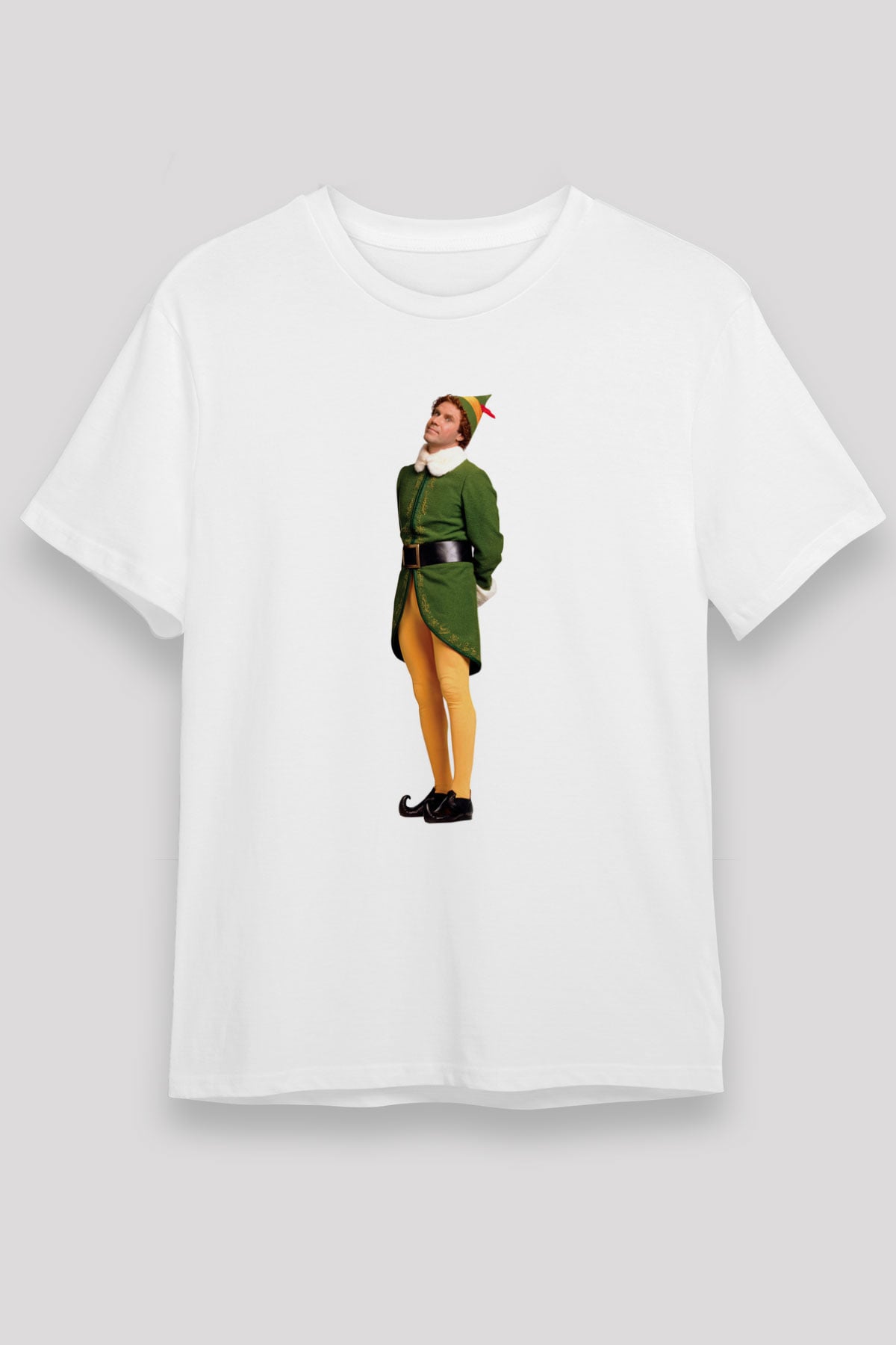 Elf Beyaz Unisex Tişört T-Shirt