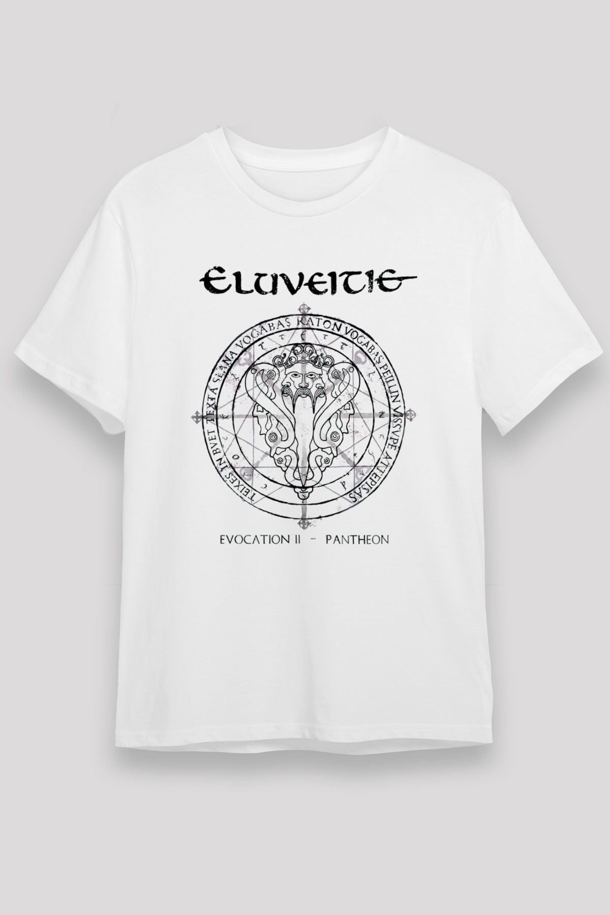 Eluveitie Beyaz Unisex Tişört T-Shirt - TişörtFabrikası