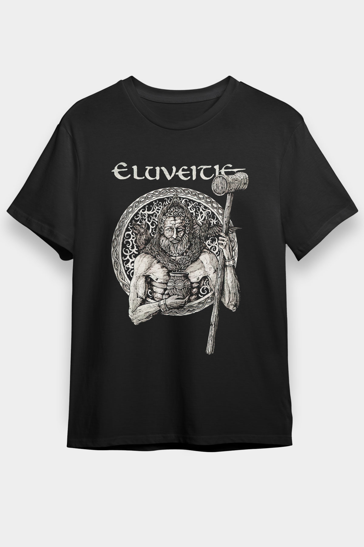 Eluveitie Siyah Unisex Tişört T-Shirt - TişörtFabrikası