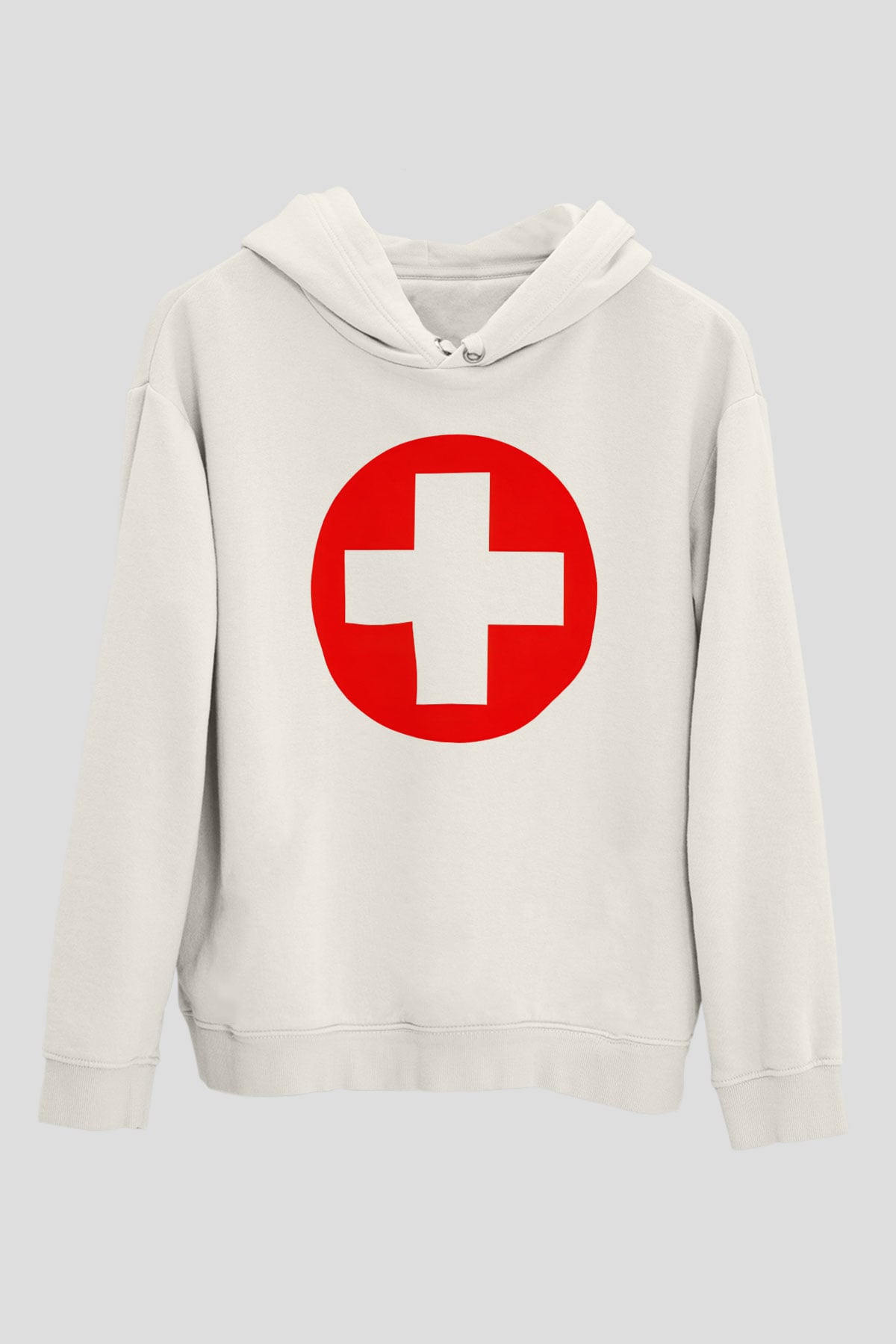 Eminem Beyaz Unisex Kapşonlu Sweatshirt