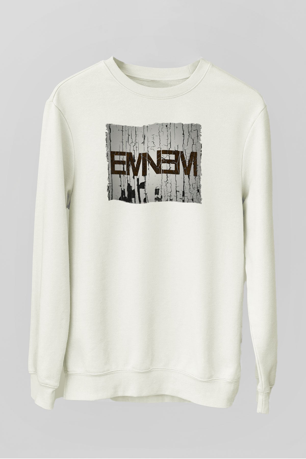 Eminem Beyaz Unisex Sweatshirt