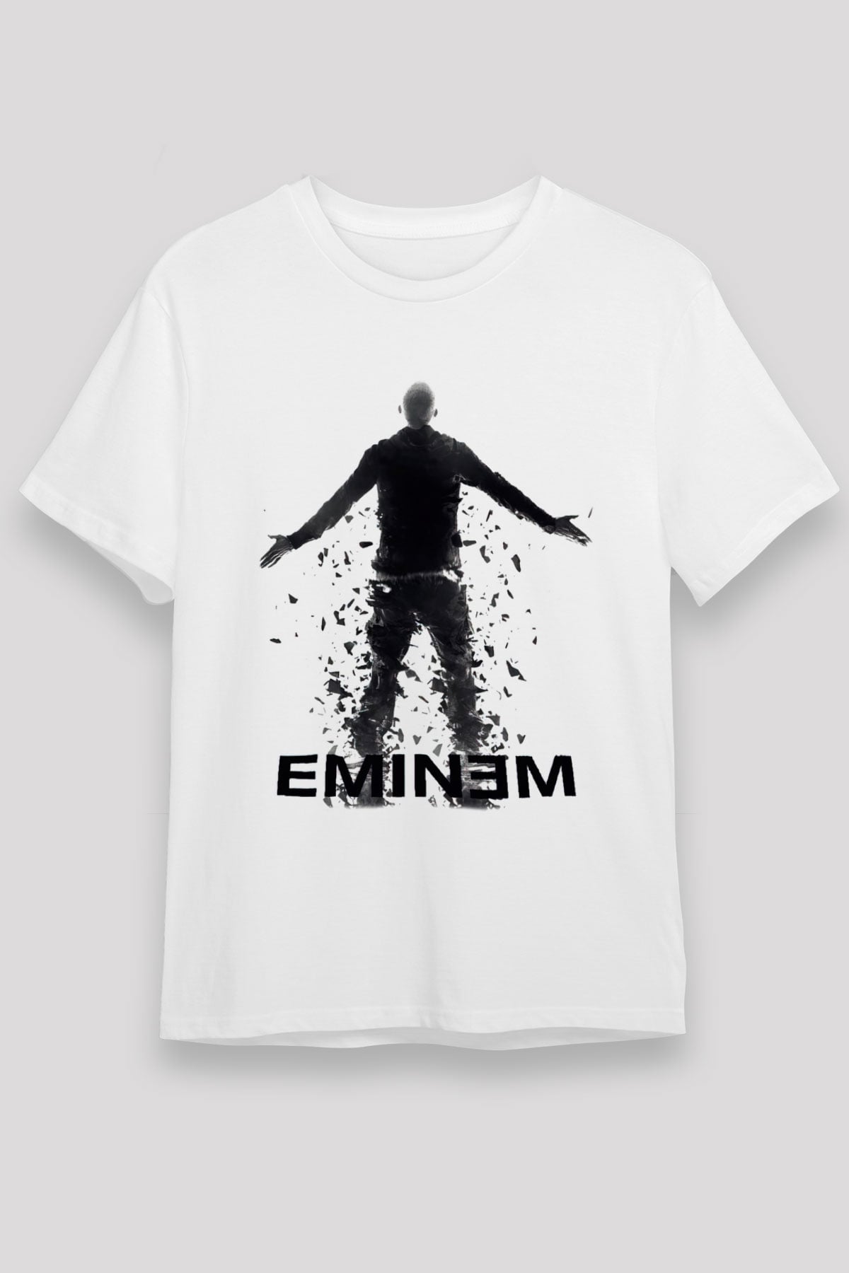 Eminem Beyaz Unisex Tişört T-Shirt - TişörtFabrikası