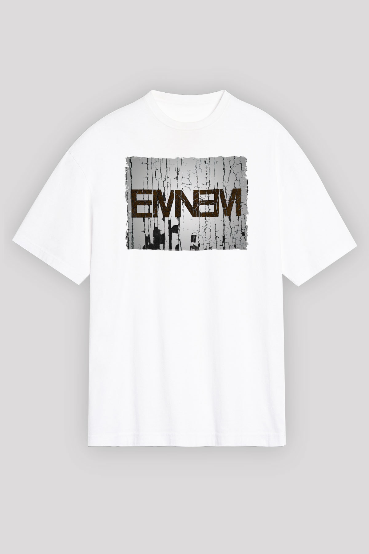 Eminem Beyaz Unisex Tişört T-Shirt - TişörtFabrikası