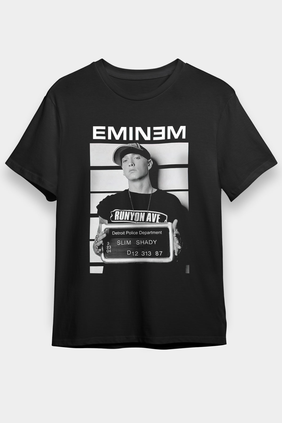 Eminem Siyah Unisex Tişört T-Shirt - TişörtFabrikası
