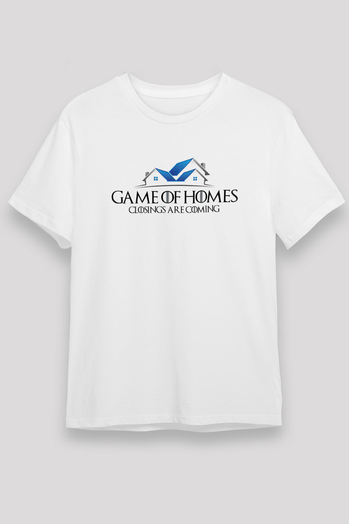 Emlakçı Beyaz Unisex Tişört T-Shirt - TişörtFabrikası