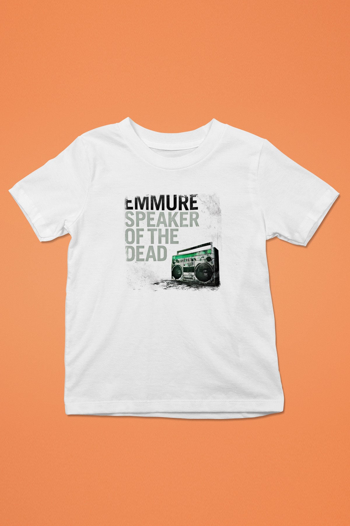 Emmure Baskılı Unisex Beyaz Çocuk Tişört
