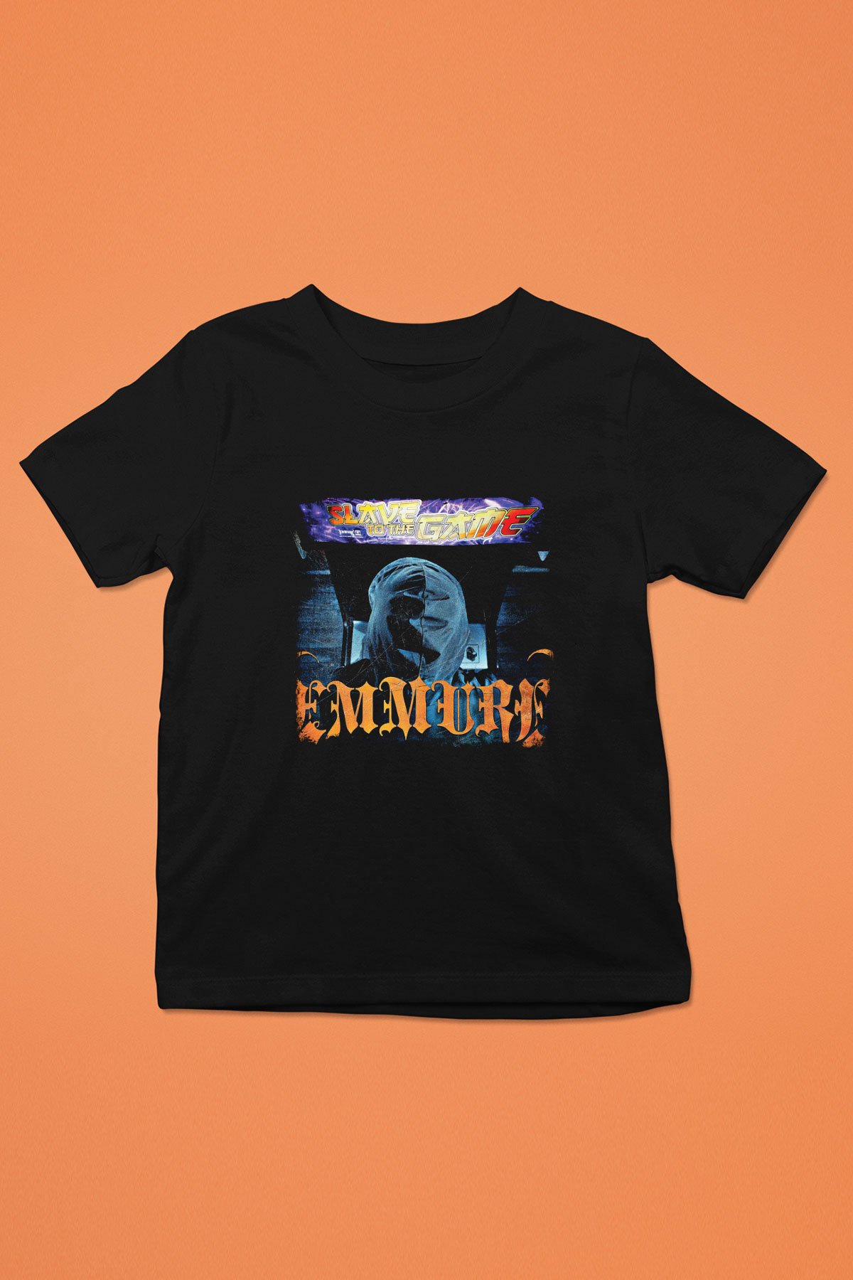 Emmure Baskılı Unisex Siyah Çocuk Tişört