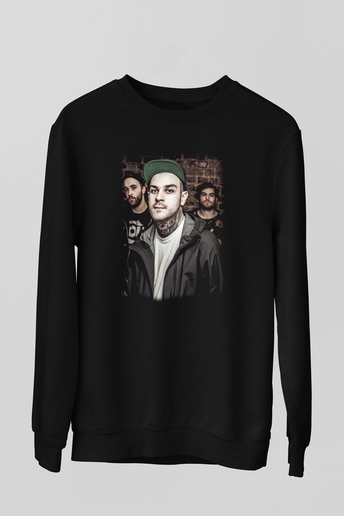 Emmure Siyah Unisex Sweatshirt
