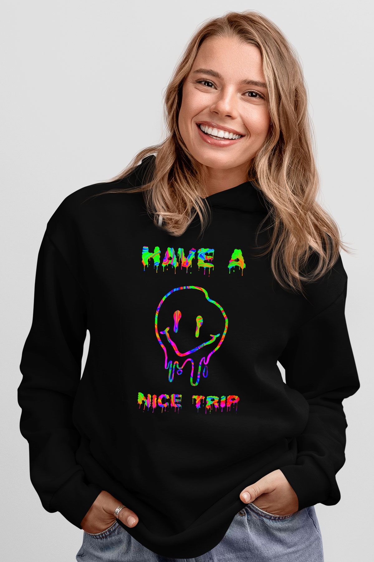 EmojiSiyah  Unisex Hoodie