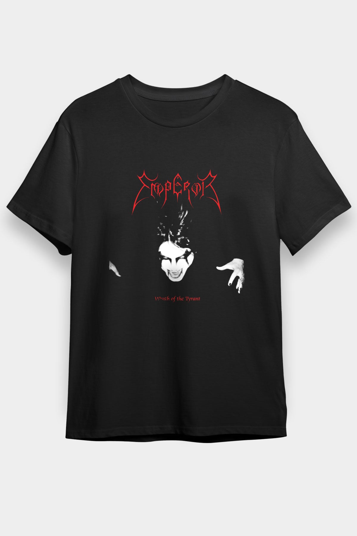 Emperor Baskılı Unisex Siyah Tişört