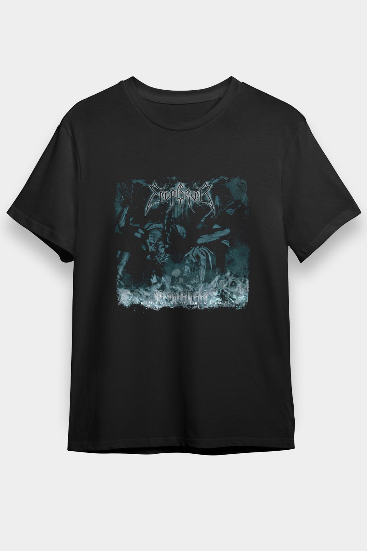 Emperor Baskılı Unisex Siyah Tişört