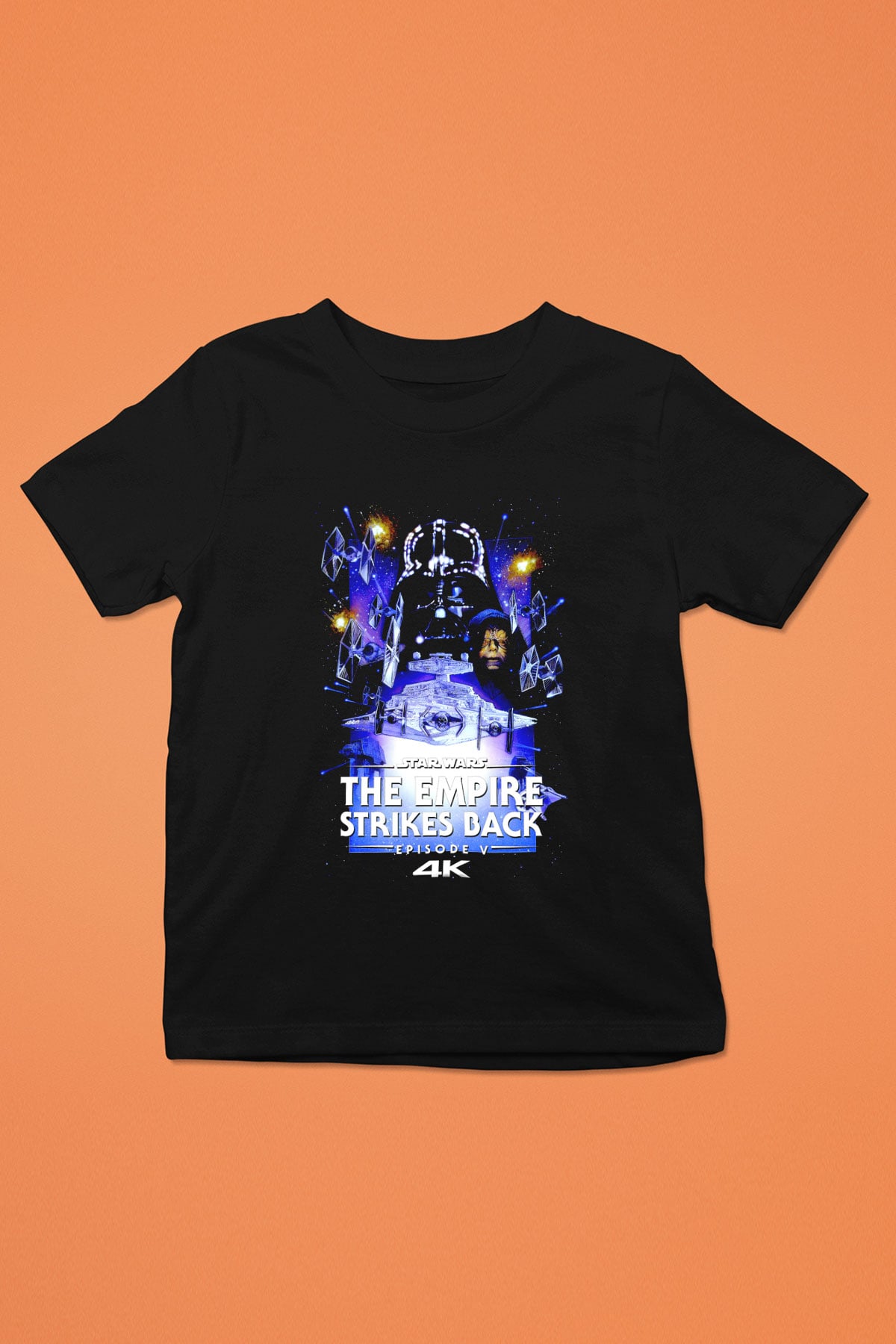 Empire Strikes Back Siyah Unisex  Çocuk Tişört