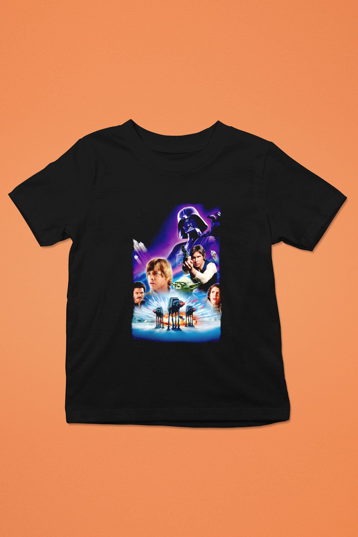 Empire Strikes Back Siyah Unisex  Çocuk Tişört