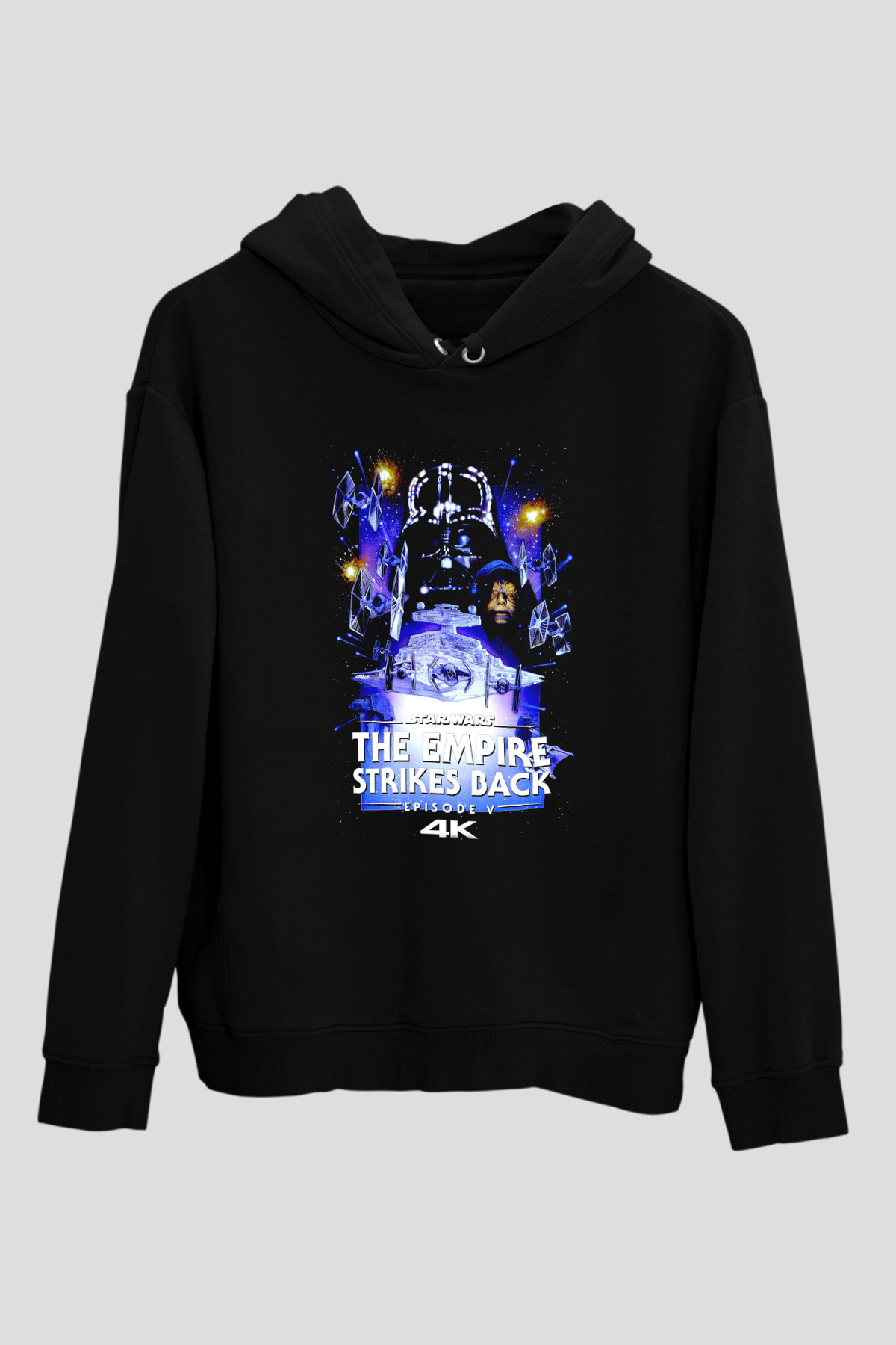 Empire Strikes Back Siyah Unisex Hoodie