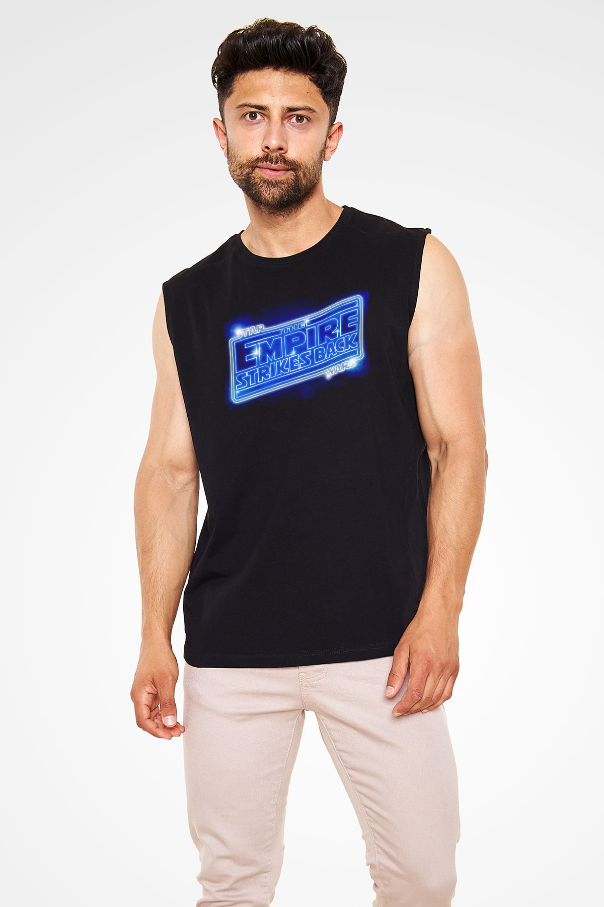 Empire Strikes Back Siyah Unisex  Kolsuz Tişört