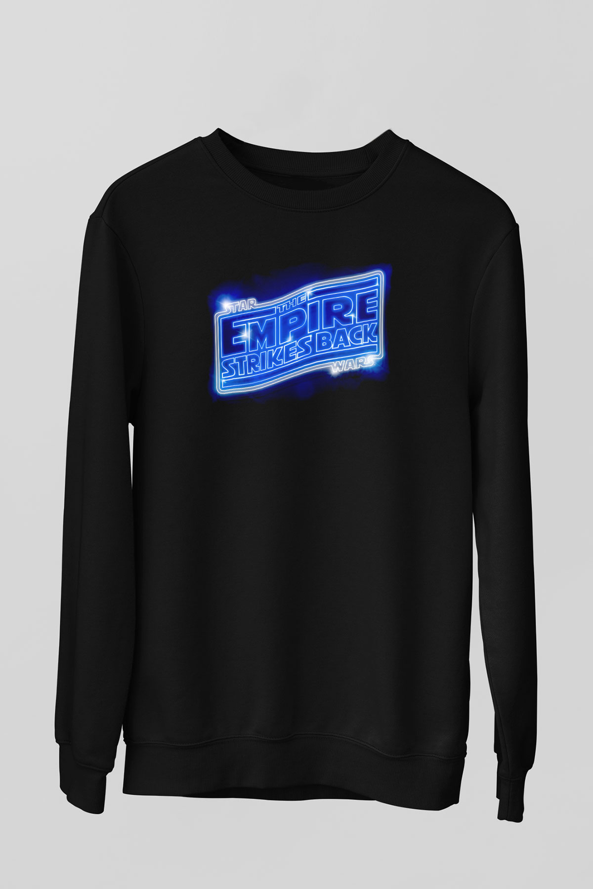 Empire Strikes Back Siyah Unisex  Sweatshirt