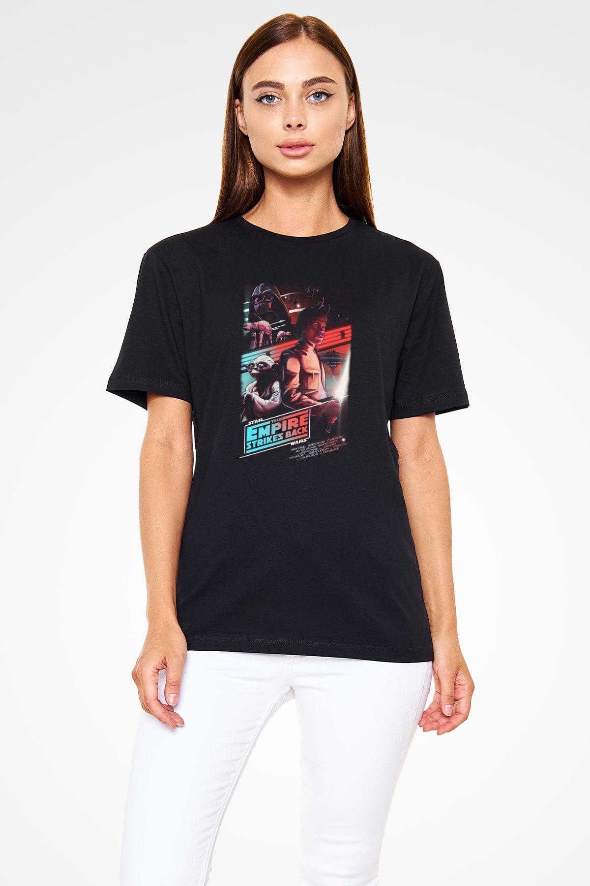 Empire Strikes Back Siyah Unisex Tişört
