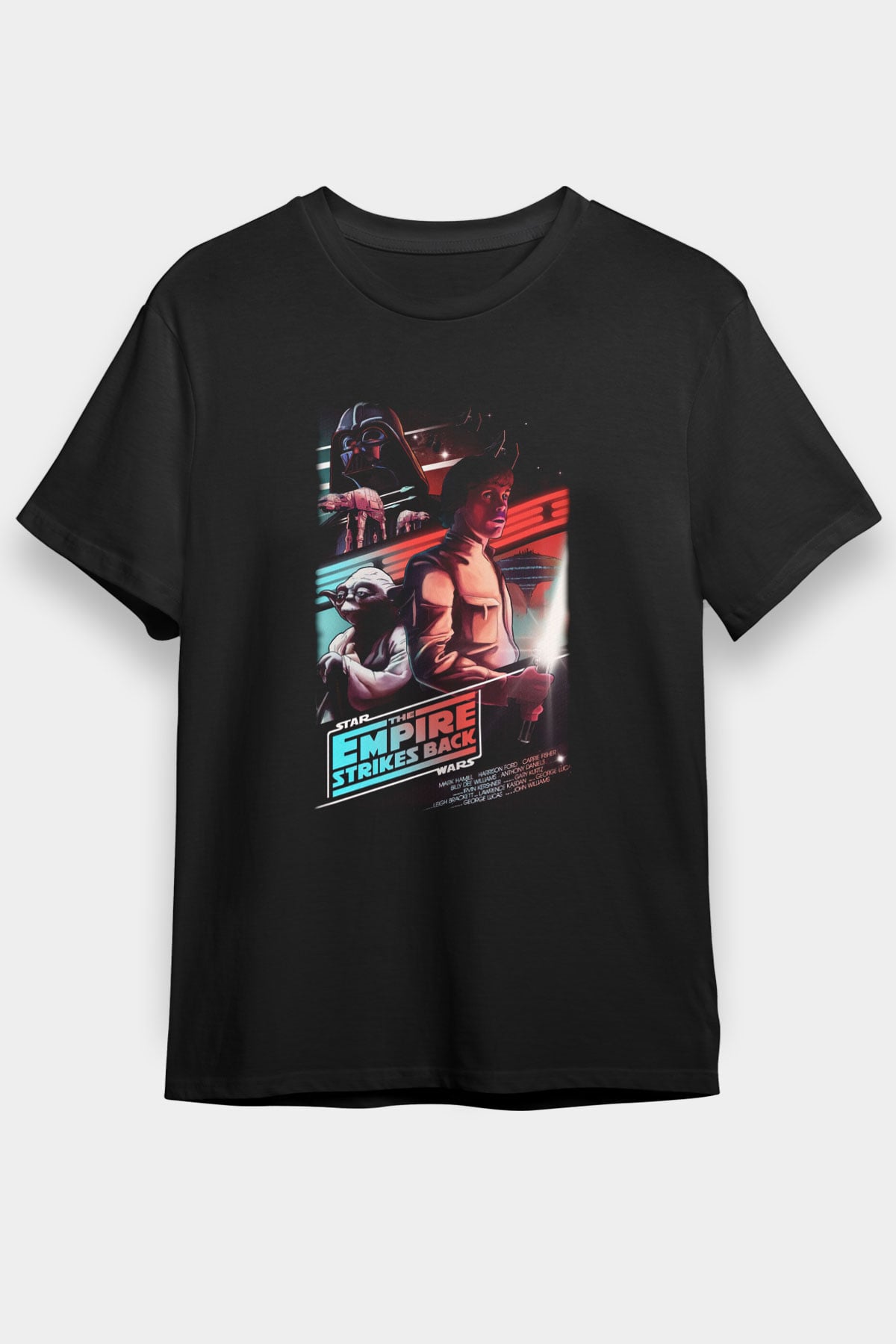 Empire Strikes Back Siyah Unisex Tişört
