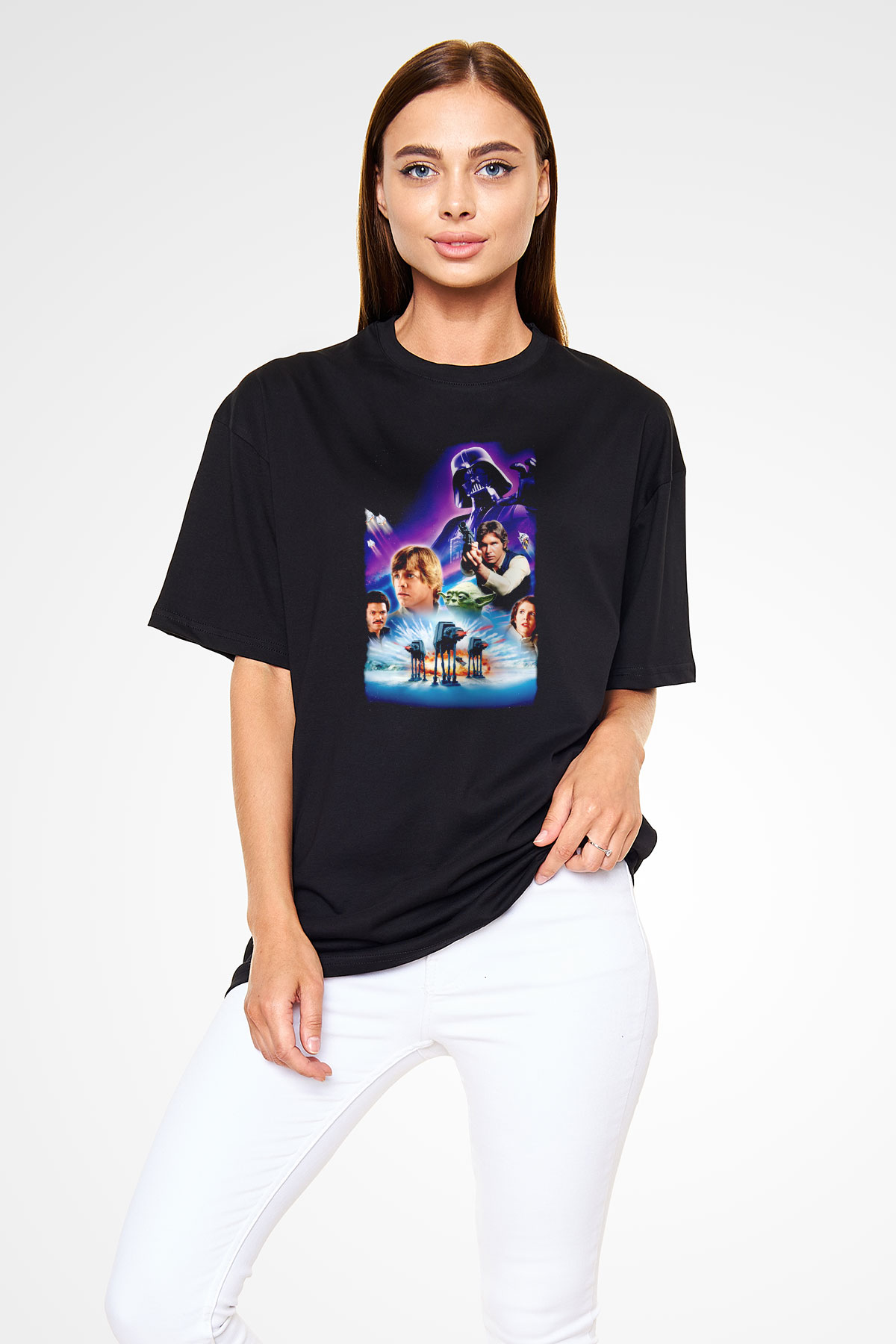Empire Strikes Back Siyah Unisex Tişört