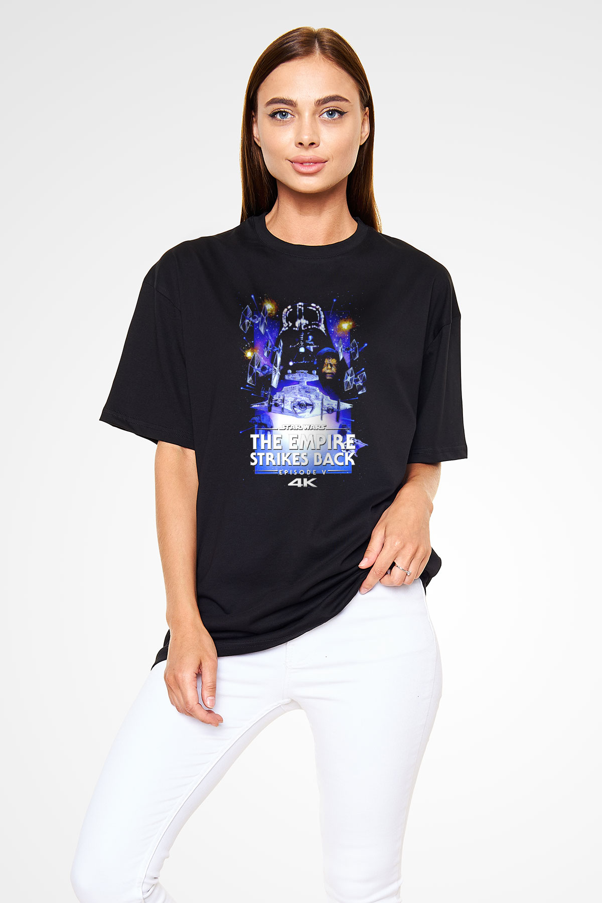 Empire Strikes Back Siyah Unisex Tişört