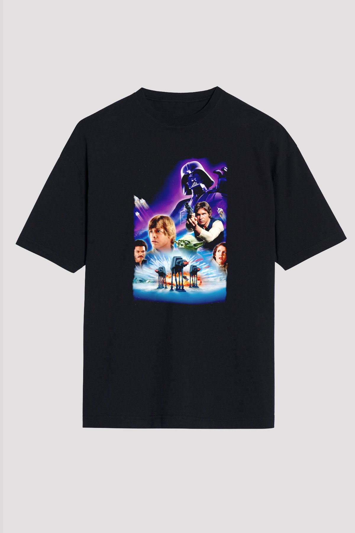 Empire Strikes Back Siyah Unisex Tişört