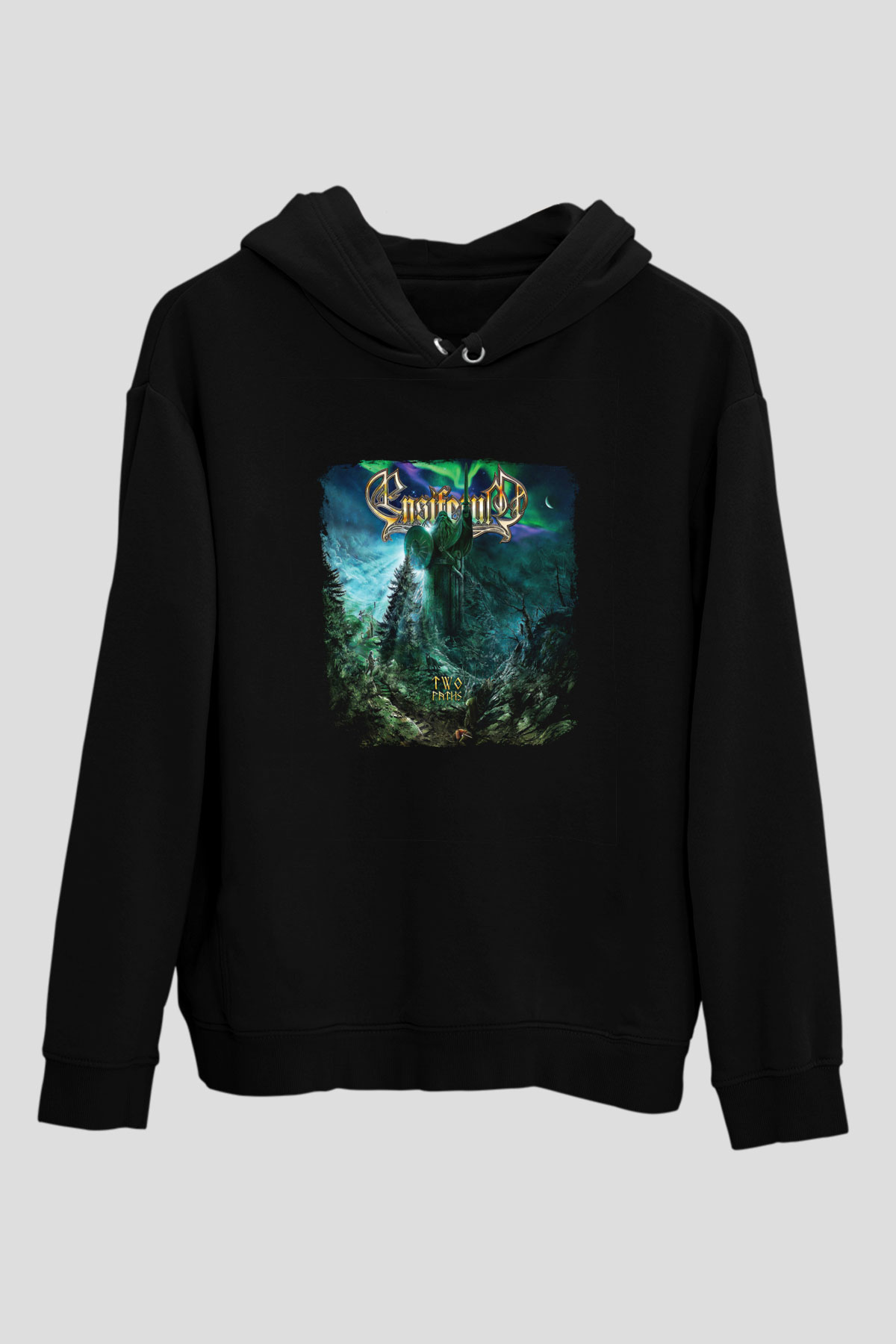 Ensiferum Baskılı Unisex Siyah Hoodie