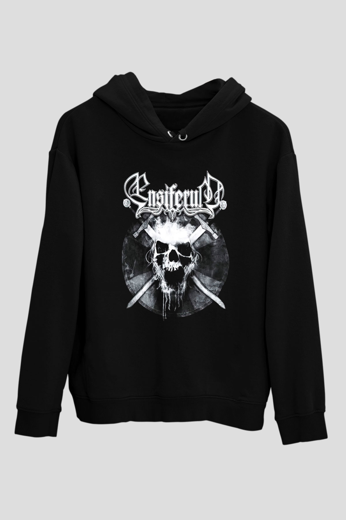 Ensiferum Siyah Unisex Hoodie