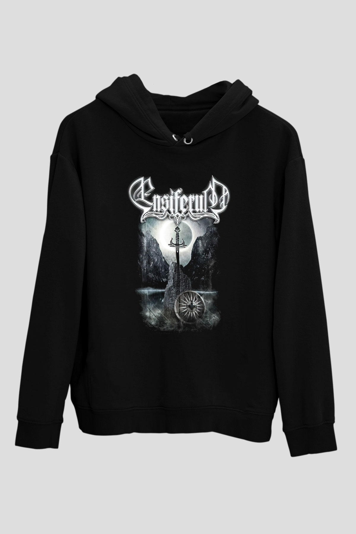 Ensiferum Siyah Unisex Hoodie