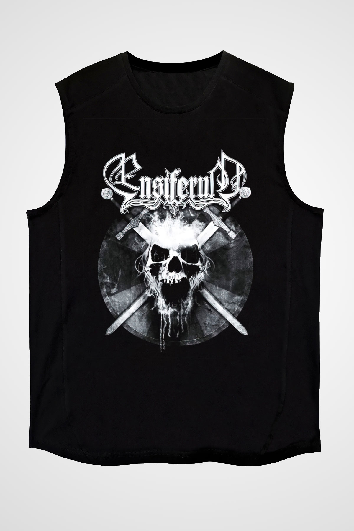 Ensiferum Siyah Unisex Kolsuz Tişört