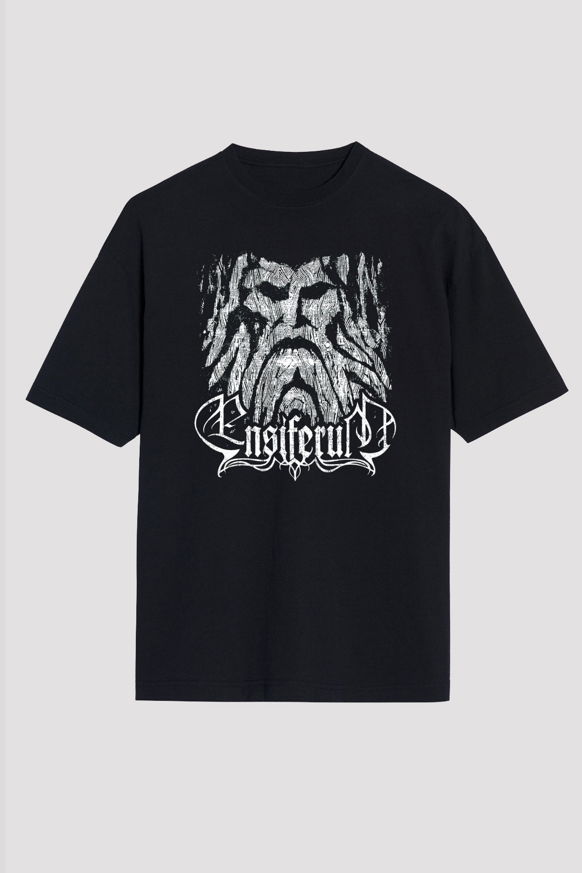 Ensiferum Siyah Unisex Oversize Tişört T-Shirt