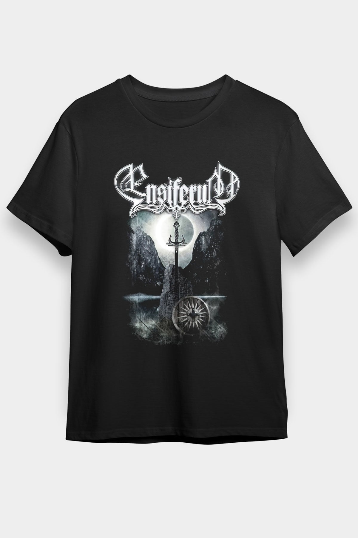 Ensiferum Siyah Unisex Tişört T-Shirt - TişörtFabrikası