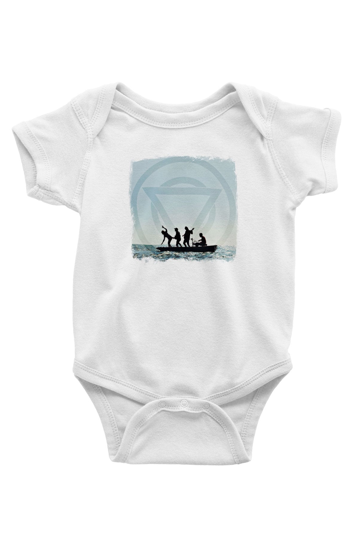 Enter Shikari Baskılı Unisex Beyaz Bebek Body - Zıbın