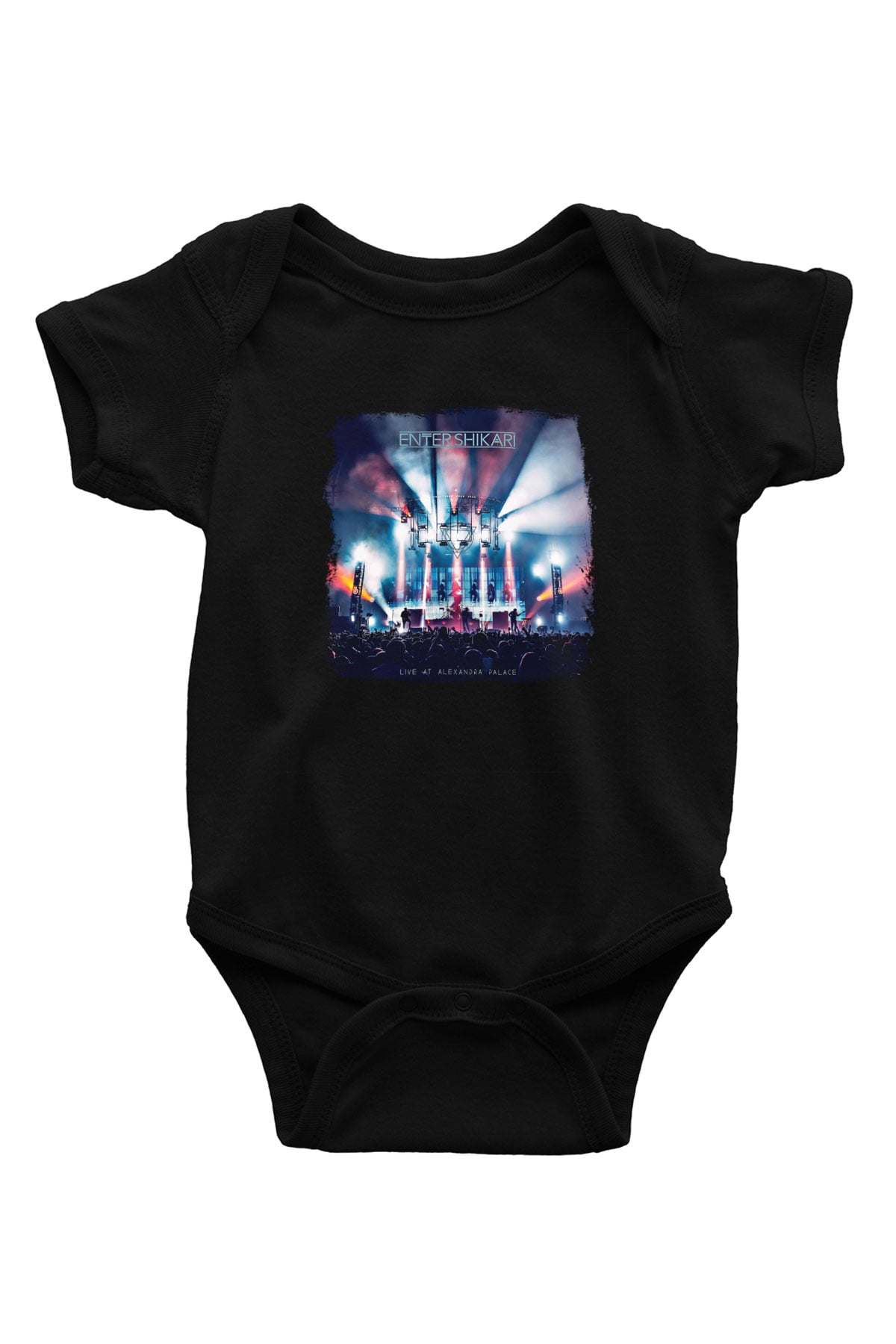 Enter Shikari Baskılı Unisex Siyah Bebek Body - Zıbın