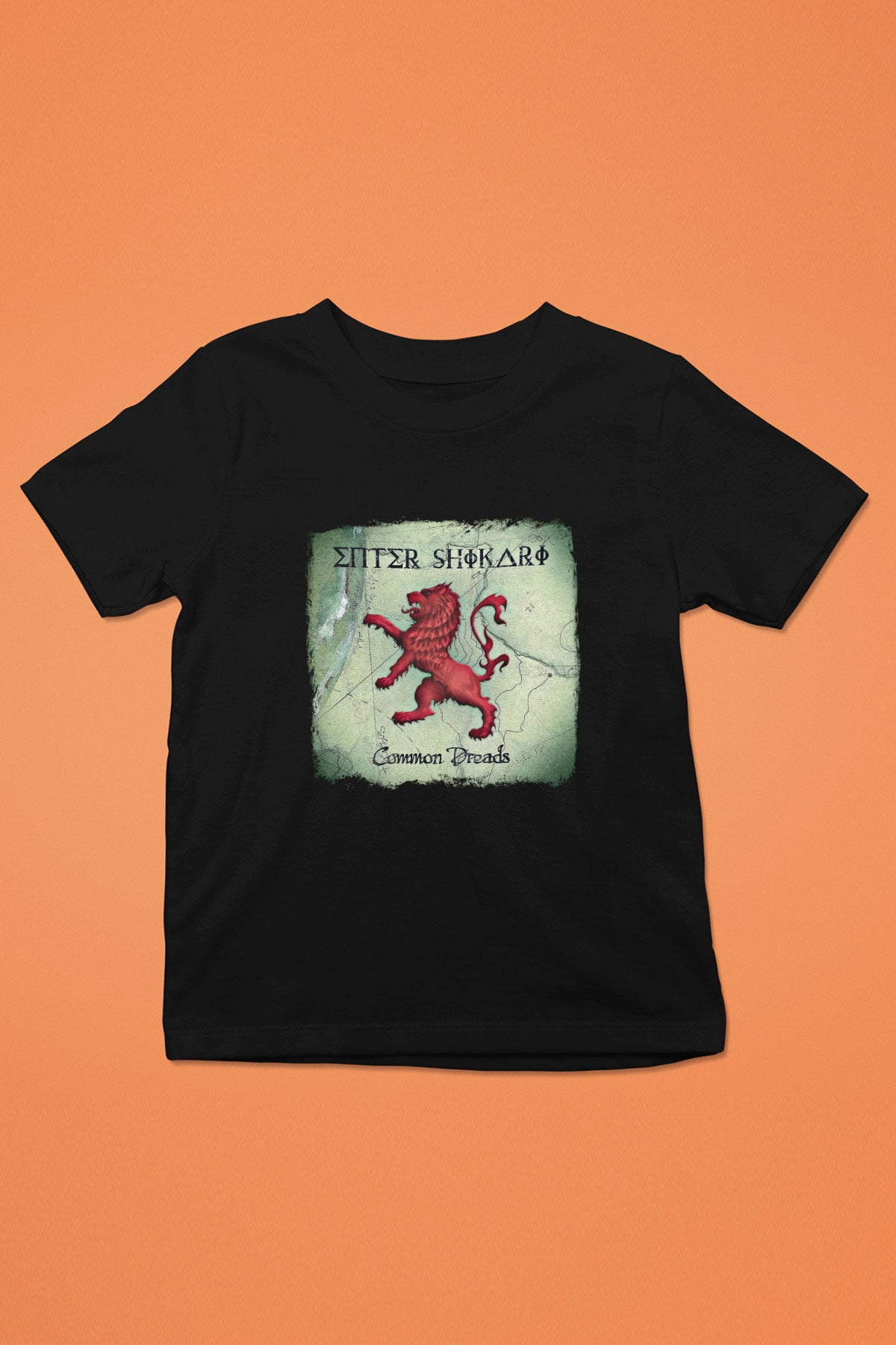 Enter Shikari Baskılı Unisex Siyah Çocuk Tişört