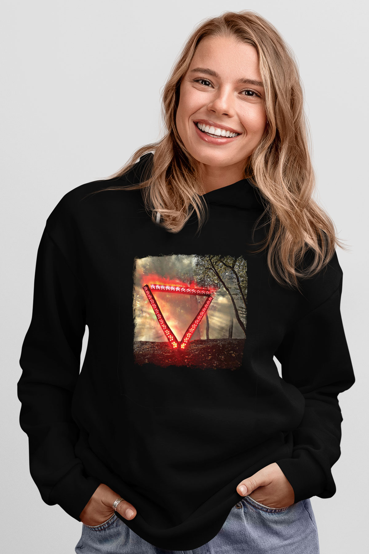 Enter Shikari Baskılı Unisex Siyah Hoodie
